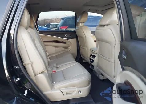 2017 Acura Mdx Technology Package from USA, damaged, VIN 5FRYD4H52HB004870